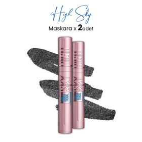 Maybelline Lash Sensational Sky High Waterproof Siyah 2 Adet Maskara