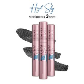 Maybelline Lash Sensational Sky High Waterproof Siyah 3 Adet Maskara