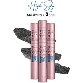 Maybelline Lash Sensational Sky High Waterproof Siyah 3 Adet Maskara