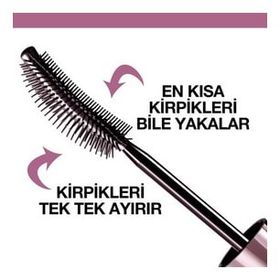 Maybelline Lash Sensational Yelpaze Etkili Intense Siyah Maskara