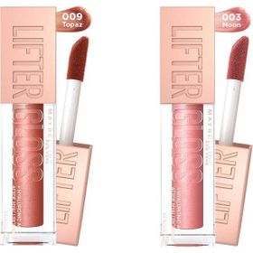 Maybelline Lifter Gloss 003 Moon + 009 Topaz Dudak Parlatıcı Seti