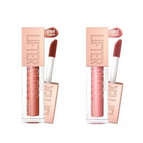 Maybelline Lifter Gloss 003 Moon + 009 Topaz Dudak Parlatıcı Seti