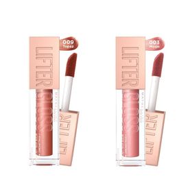 Maybelline Lifter Gloss 003 Moon + 009 Topaz Dudak Parlatıcı Seti