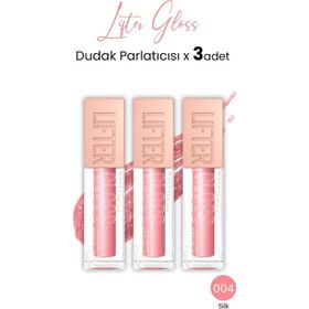 Maybelline Lifter Gloss 004 Silk 3 Adet Dudak Parlatıcısı
