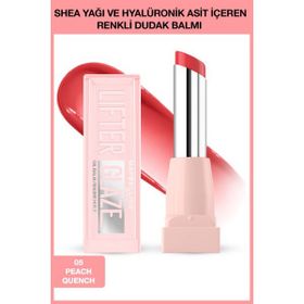 Maybelline New York 05 Peach Quench Lifter Glaze Shea Yağı ve Hyalüronik Asit İçeren Renkli Dudak Balmı