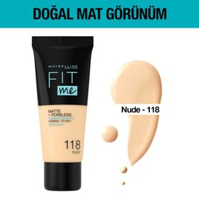 Maybelline New York 120 Classic Ivory Fit Me Matte Poreless Fondöten