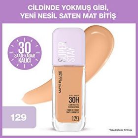 Maybelline New York 129 Super Stay Lumi Matte Fondöten