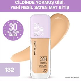Maybelline New York 132 Super Stay Lumi Matte Fondöten
