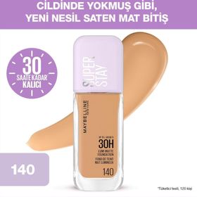 Maybelline New York 140 Super Stay Lumi Matte Fondöten