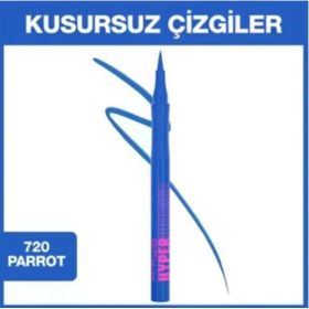 Maybelline New York 720 Parrot Blue Hyper Precise All Day Likit Liner