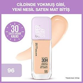 Maybelline New York 96 Super Stay Lumi Matte Fondöten