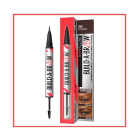 Maybelline New York Build A Brow 2 in 1 Ash Brown 259 Kaş Kalemi ve Jeli