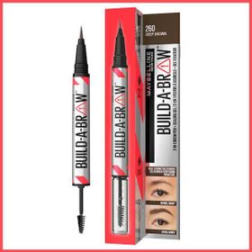 Maybelline New York Build A Brow 2 In 1 Kaş Kalemi ve Jeli Deep Brown