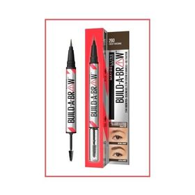Maybelline New York Build A Brow 2 In 1 Kaş Kalemi ve Jeli Deep Brown