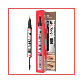 Maybelline New York Build A Brow 2 in 1 Soft Brown 255 Kaş Kalemi ve Jeli