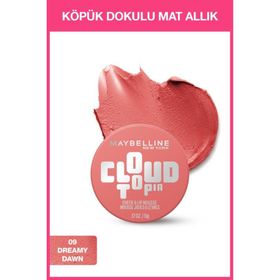 Maybelline New York Cloudtopia 09 Dreamy Dawn Köpük Dokulu Mat Allık