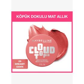 Maybelline New York Cloudtopia 09 Dreamy Dawn Köpük Dokulu Mat Allık
