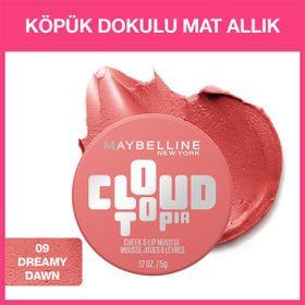 Maybelline New York Cloudtopia 09 Dreamy Dawn Köpük Dokulu Mat Allık