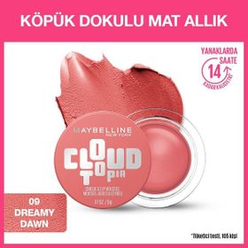 Maybelline New York Cloudtopia 09 Dreamy Dawn Köpük Dokulu Mat Allık