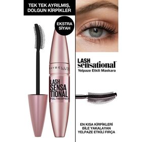 Maybelline New York Ekstra Siyah Lash Sensational Yelpaze Etkili Maskara