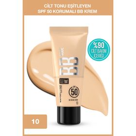 Maybelline New York Fit Me 10 Nude Cilt Bakımı Etkili Nemlendirici SPF50 BB Krem