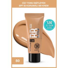 Maybelline New York Fit Me 50 Nude Cilt Bakımı Etkili Nemlendirici SPF50 BB Krem