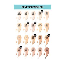 Maybelline New York Fit Me Matte + Poreless Foundation 105 Natural Ivory Mat Fondöten