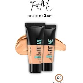 Maybelline New York Fit Me Matte + Poreless Foundation 122 Creamy Beige 30 ml Mat Fondöten