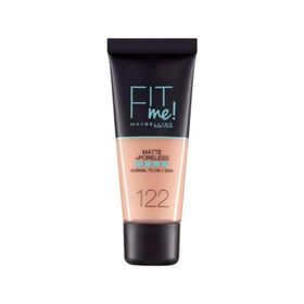 Maybelline New York Fit Me Matte + Poreless Foundation 122 Creamy Beige 30 ml Mat Fondöten