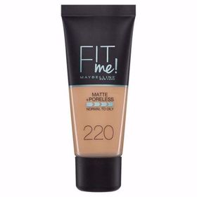 Maybelline New York Fit Me Matte + Poreless Foundation 220 Natural Beige Mat Fondöten