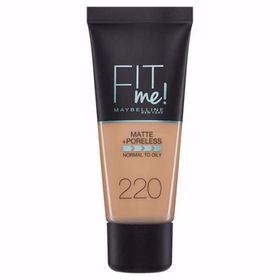 Maybelline New York Fit Me Matte + Poreless Foundation 220 Natural Beige Mat Fondöten