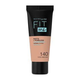 Maybelline New York Fit Me Matte+Poreless 140 Cool Medium Fondöten