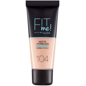 Maybelline New York Fit Me Matte+Poreless Fondöten 104 Soft Ivory Mat Fondöten