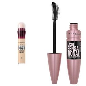 Maybelline New York Instant Anti Age Eraser Kapatıcı 00 Ivory 6.8 ml Maybelline New York Lash Sensational Yelpaze Etkili Intense Black Maskara