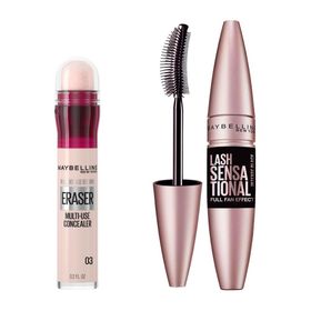 Maybelline New York Instant Anti Age Eraser Kapatıcı 00 Ivory 6.8 ml Maybelline New York Lash Sensational Yelpaze Etkili Intense Black Maskara
