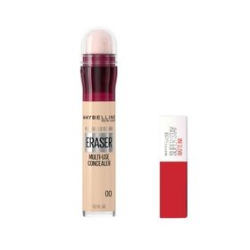 Maybelline New York Instant Anti Age Eraser Kapatıcı 00 Ivory Mini Super Stay Matte Ink Likit Mat Ruj 20 Pioneer Makyaj Seti