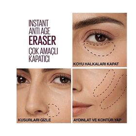 Maybelline New York Instant Anti Age Eraser Kapatıcı - 01 Light & C Vitamini Parlak Süper Aydınlatıcı Serum