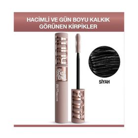 Maybelline New York Lash Sensational Body Siyah Maskara