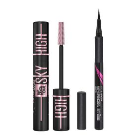 Maybelline New York Lash Sensational Sky High Cosmic Black Maskara Hyper Precise All Day 701 Matte Onyx Mat Siyah Eyeliner