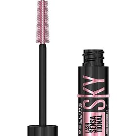 Maybelline New York Lash Sensational Sky High Cosmic Black Maskara Mini Super Stay Matte Ink Likit Mat Ruj 65 Seductress Makyaj Seti