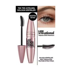 Maybelline New York Lash Sensational Yelpaze Etkili Intense Black Maskara Ekstra Siyah Falsies Surreal Maskara Makyaj Seti
