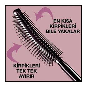 Maybelline New York Lash Sensational Yelpaze Etkili Intense Black Maskara Ekstra Siyah L'Oréal Paris Siyah Telescopic Maskara