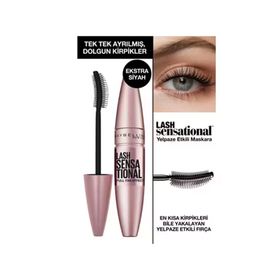 Maybelline New York Lash Sensational Yelpaze Etkili Intense Black Maskara Ekstra Siyah ve Lash Sensational Yelpaze Etkili Suya Dayanıklı Siyah Maskara