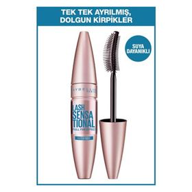 Maybelline New York Lash Sensational Yelpaze Etkili Suya Dayanıklı Siyah Maskara 9.4 ml Mini Falsies Surreal Maskara 4.7 ml Makyaj Seti