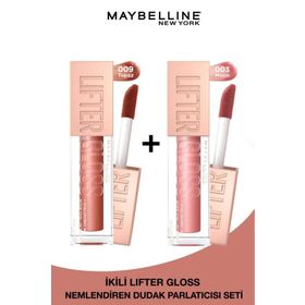 Maybelline New York Lifter Gloss 003 Moon ve 009 Topaz Nemlendirici Dudak Parlatıcısı