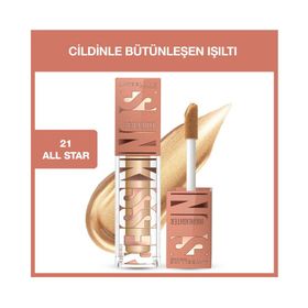 Maybelline New York Sunkisser 21 All Star Likit Aydınlatıcı Highlighter