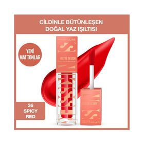 Maybelline New York Sunkisser 36 Spicy Red Likit Allık