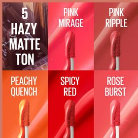 Maybelline New York Sunkisser Hazy Matte 34 Peachy Quench Likit Allık