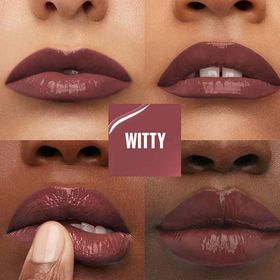Maybelline New York Super Stay Vinyl Ink Uzun Süre Kalıcı Likit Parlak Ruj 40 Witty