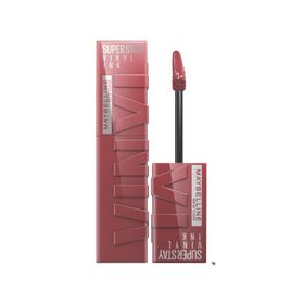 Maybelline New York Super Stay Vinyl Ink Uzun Süre Kalıcı Likit Parlak Ruj 40 Witty